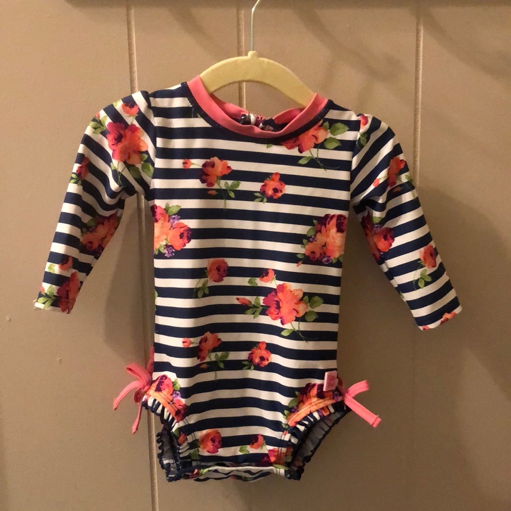 Ruffle Butts infant bathing suit